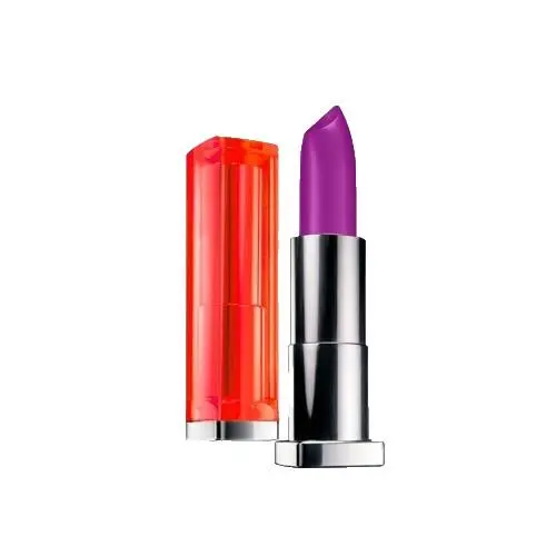 Maybelline Color Sensational Vivids 905 Brazen Berry Lipstick Orange Cap