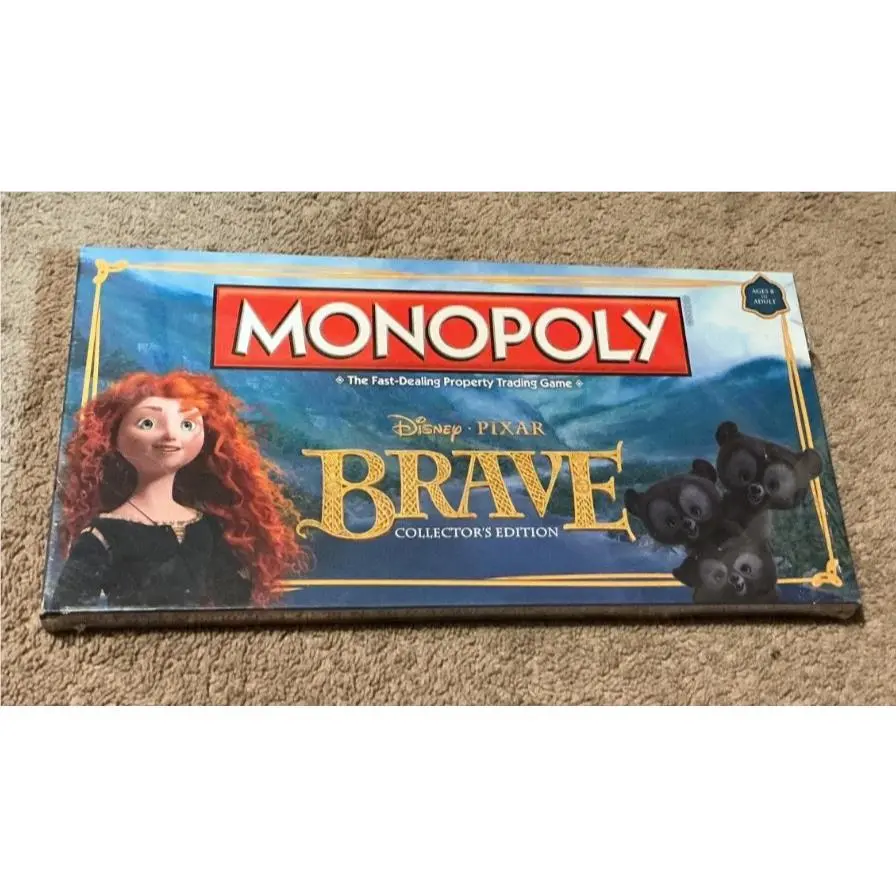 Monopoly Brave Collector`s Edition Board Game Disney Pixar