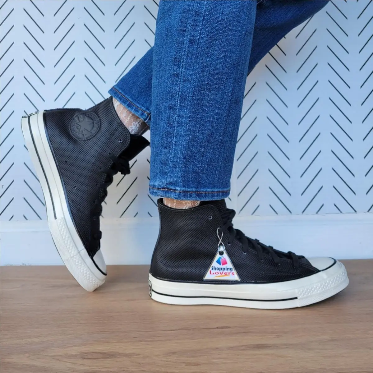 ⭐converse Chuck 70 Hi Sz 8 Women`s Shoes Leather Premium Sneakers Black A08637C⭐