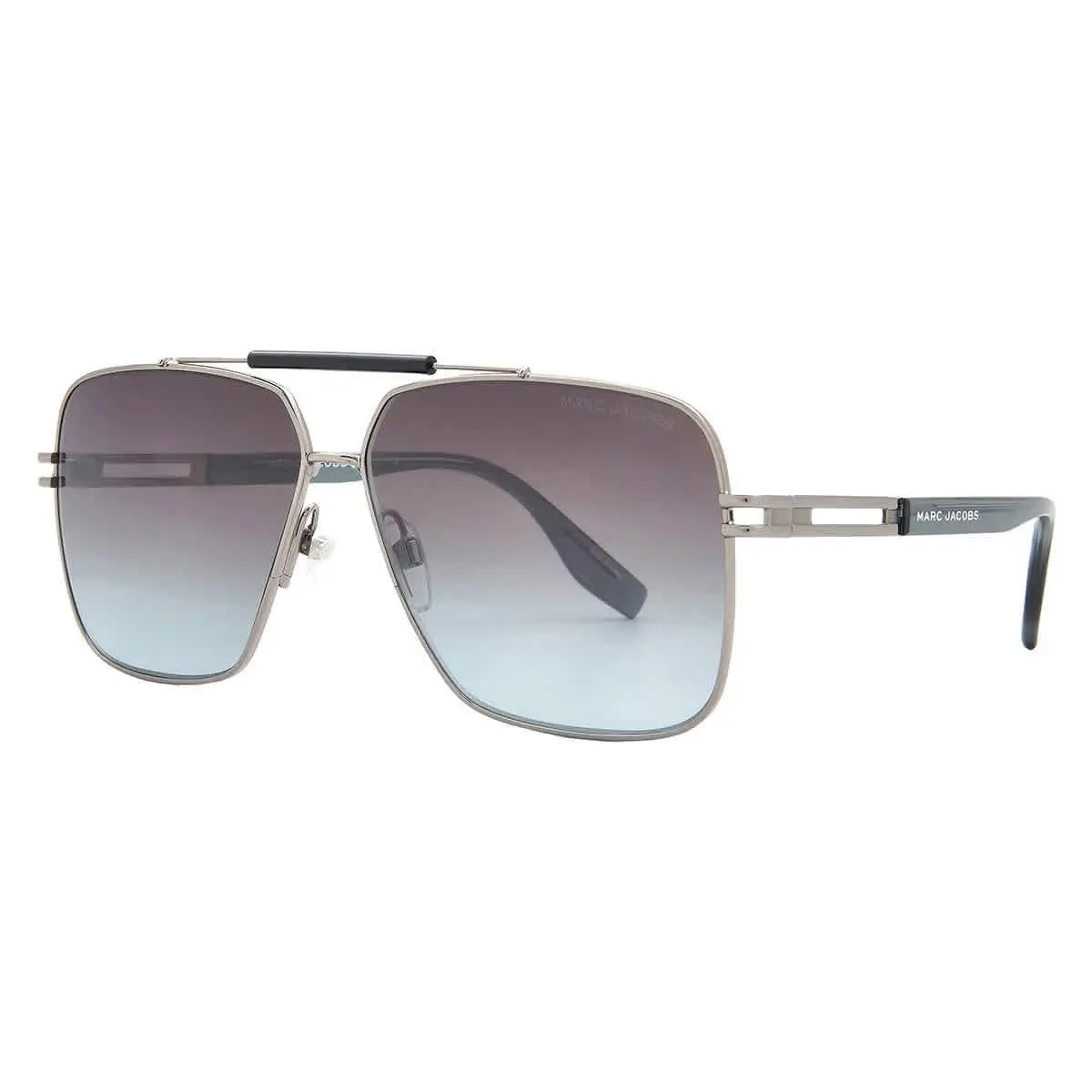 Marc Jacobs Grey Blue Gradient Navigator Men`s Sunglasses Marc 716/S 0KB7/98 62