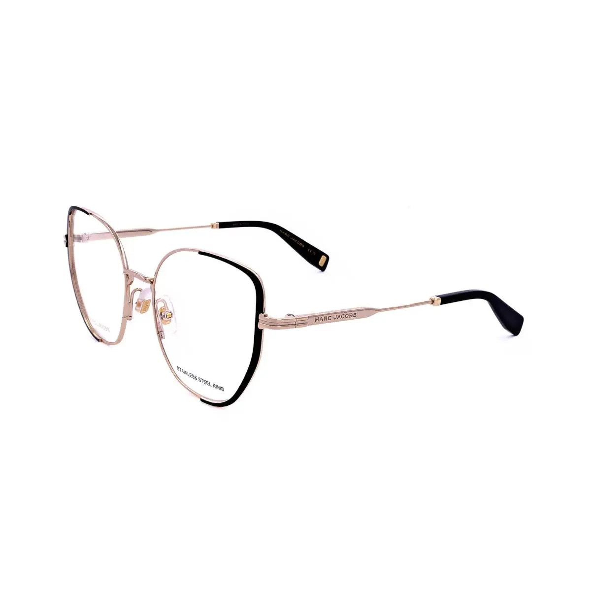 Marc Jacobs Women`s Runway 55 mm Gold Black Eyeglasses MJ1103-RHL-55