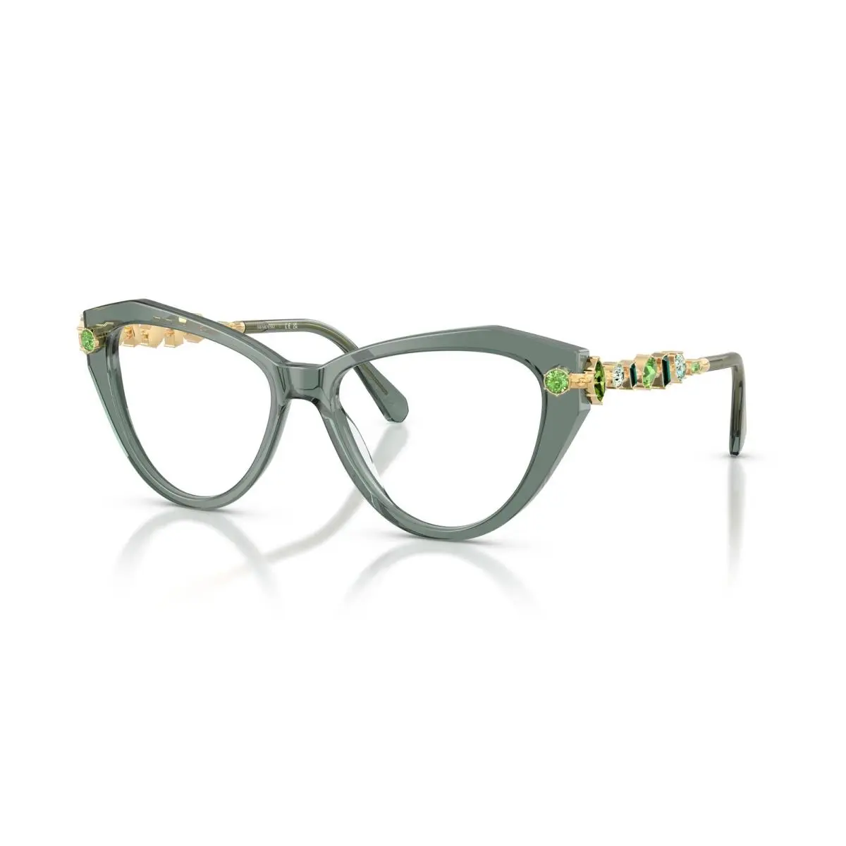 2047 Eyeglasses 1043 Green by Swarovski