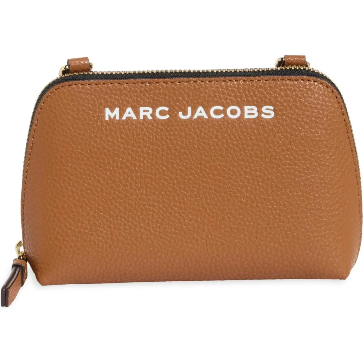 Marc Jacobs Small Crossbody Pouch Bag Brown Leather