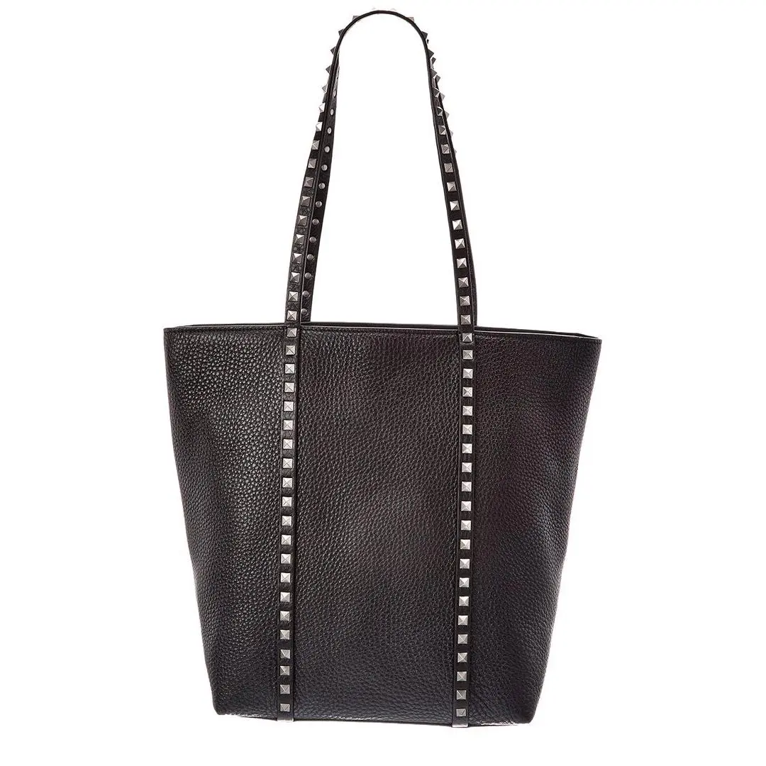 Valentino Rockstud Leather Tote Men`s Os