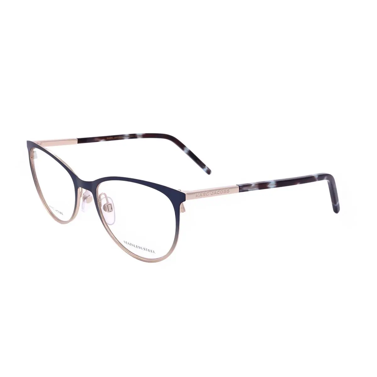 Marc Jacobs Women`s 54 mm Matte Blue Gold Eyeglasses MARC708-0NUC-18