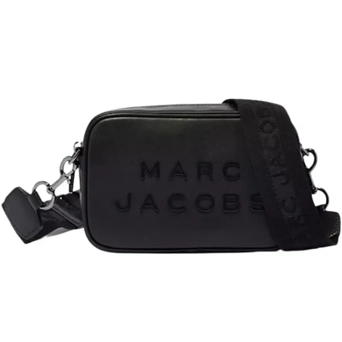 Marc Jacobs Flash Camera Bag with Arrow Webbing Strap In Black