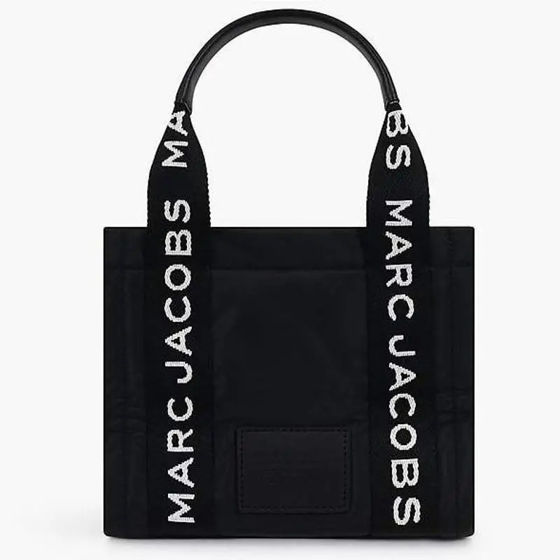 Marc Jacobs Nylon Marc-et Small Tote Black Logo Strap Crossbody Shoulderbag