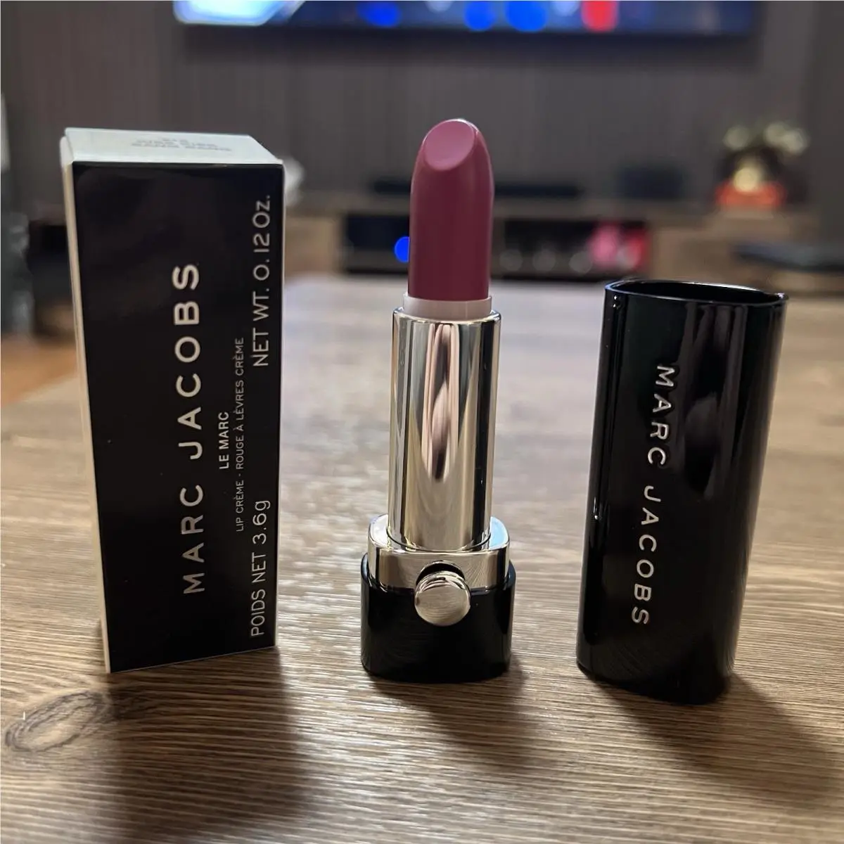 Marc Jacobs LE Marc Lip Crème Lipstick Kiss Kiss Bang Bang 216 Full Size Julsale