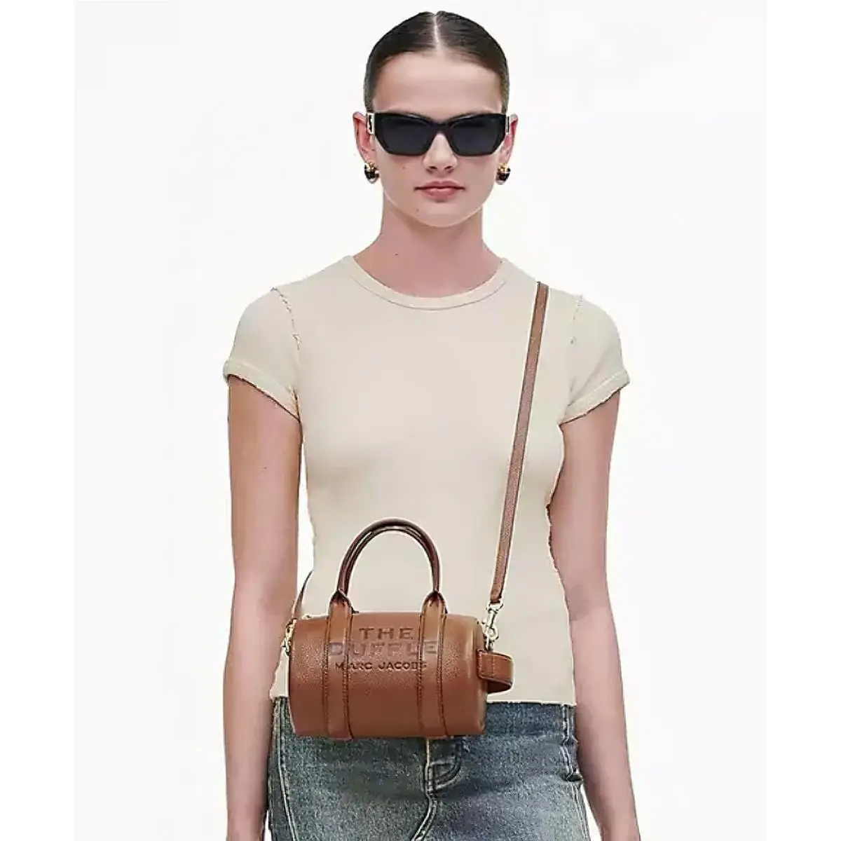 Marc Jacobs Women`s The Mini Duffle Bag Argan Oil Brown OS