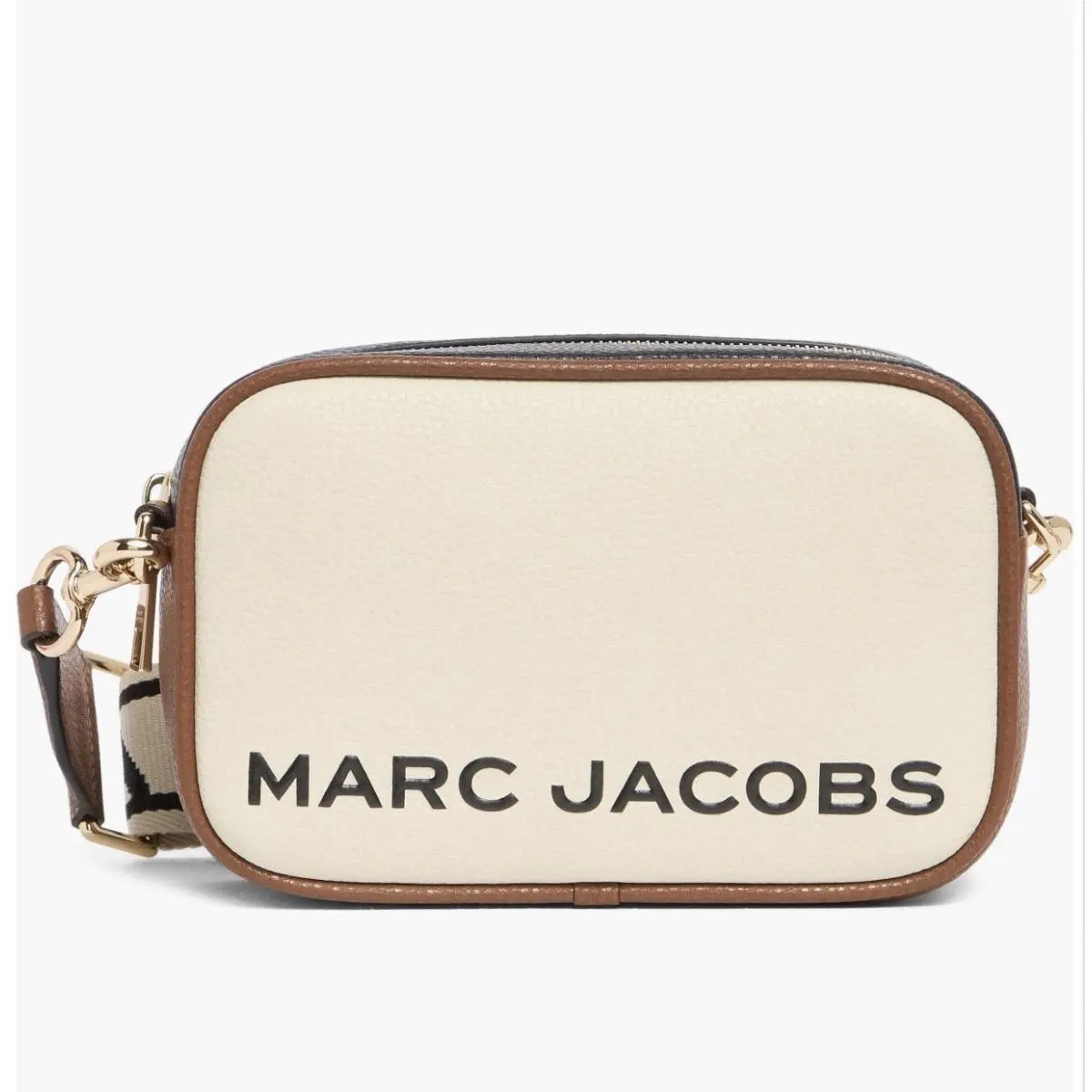 Marc Jacobs Flash Camera Bag Webbing Strap In Marshmallow Multi