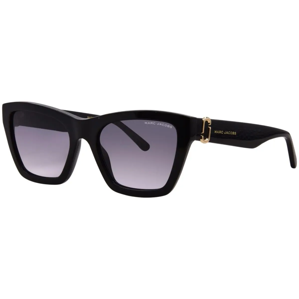 Marc Jacobs Marc-884/S 807/9O Sunglasses Women`s Black/grey Shaded Cat Eye 54mm