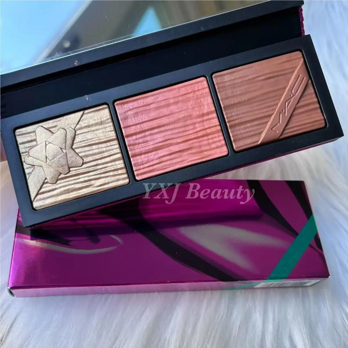 Mac Shiny Pretty Things Blush Bronzer Palette Medium/deep Full Size