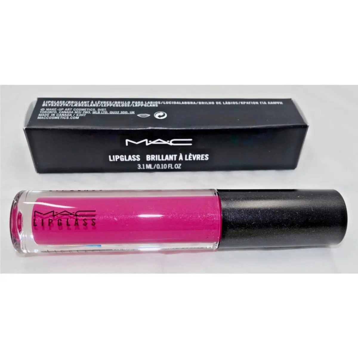 Mac Lipglass Brilliant À Lèvres–girl About Town 0.10 fl oz Collector`s Item