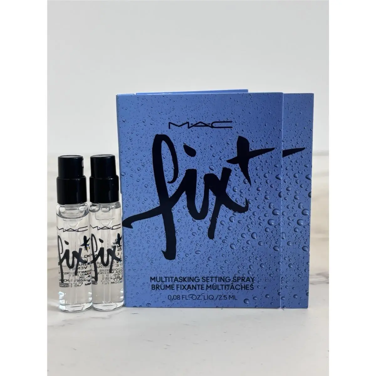 2x Mac Fix + Plus Multitasking Setting Spray Sample Travel 0.08 Oz Each