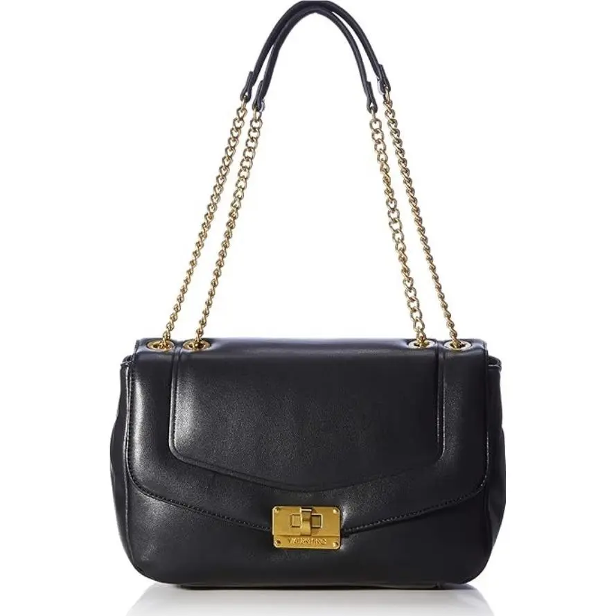 Valentino by Mario Valentino -black Crossbody Bag - Dam Satchel Nero Chain Italy