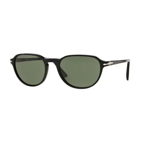 Persol PO3053S 901431 Sunglasses Black Frame Green 54mm Lens