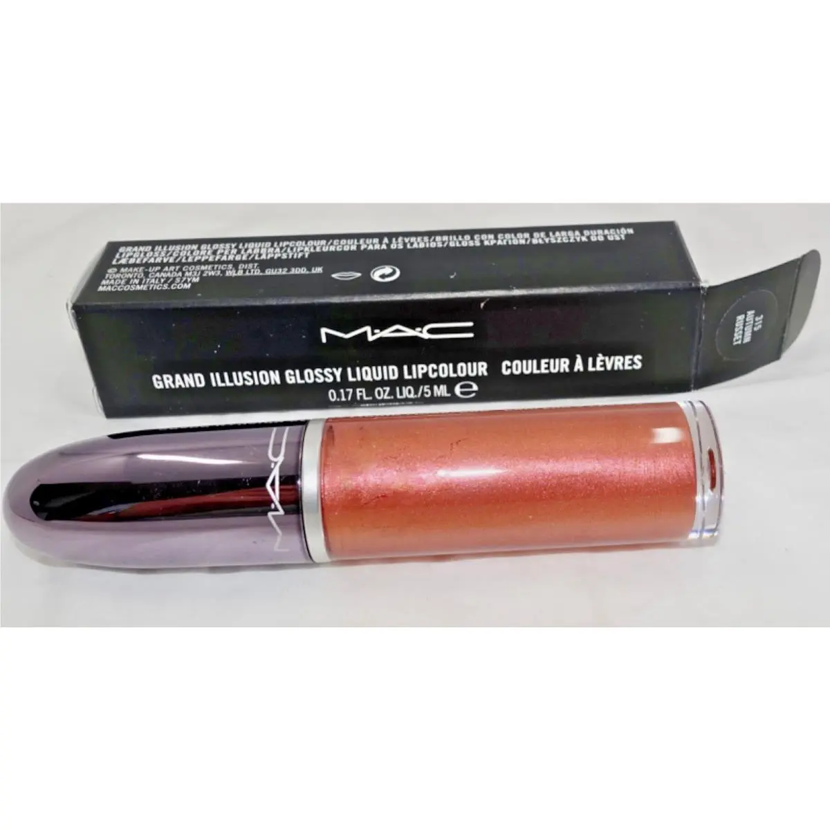 Mac Grand Illusion Liquid Lipcolour Autum Russet 0.17 fl oz / 5 ml Vintage
