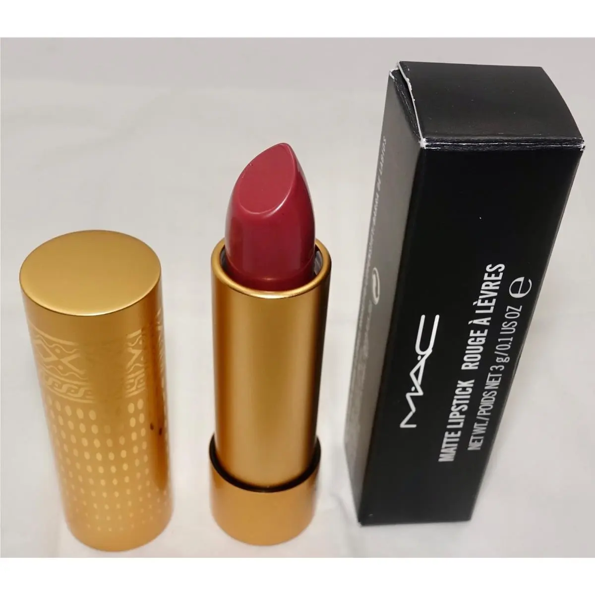 Mac Matte Lipstick Fudge - Sample Full Size 3g / 0.1oz