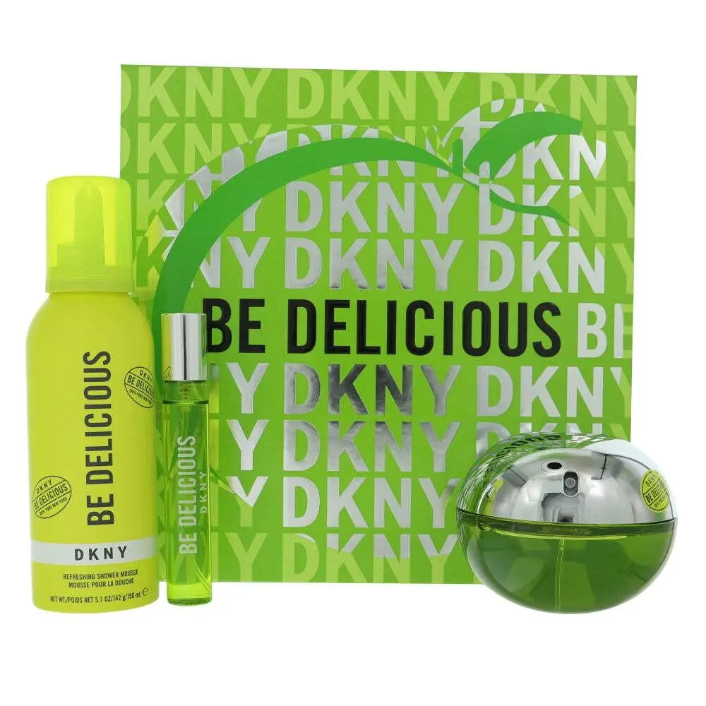 Be Bedelicious By Dkny For Women - 3 Piece Gift Set - 3.4 OZ Eau DE Parfum Spray