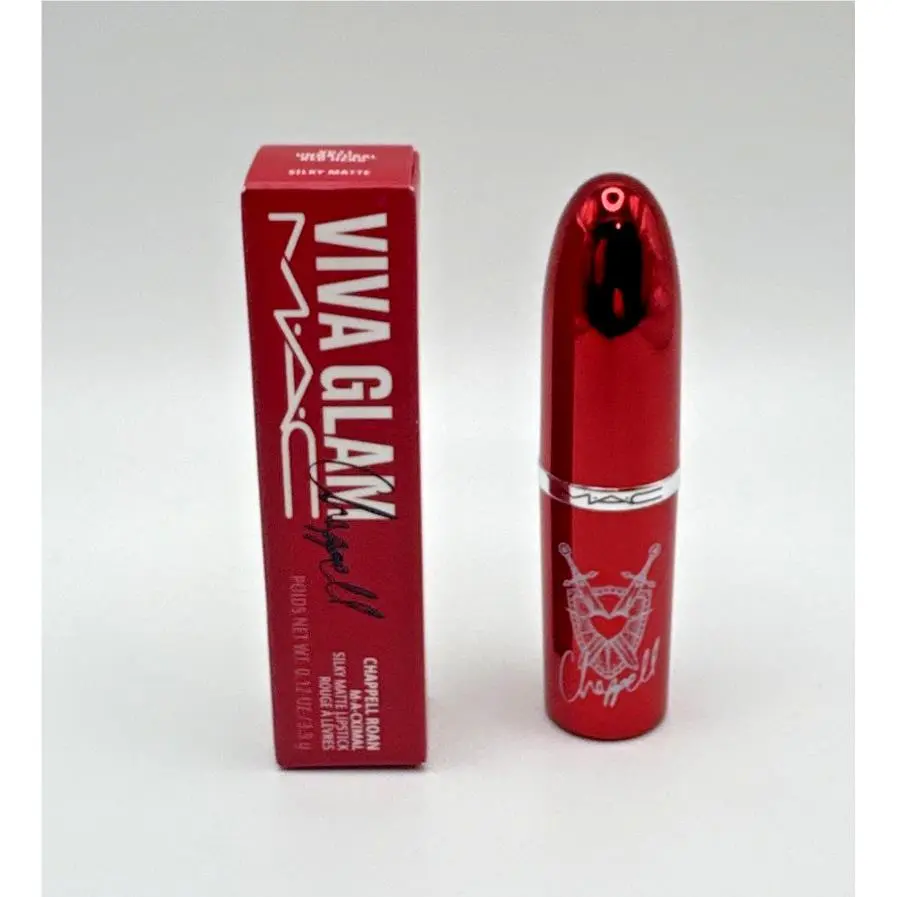 Mac Viva Glam Chappell Roan M·a·cximal Silky Matte Lipstick Unnatural Red Head
