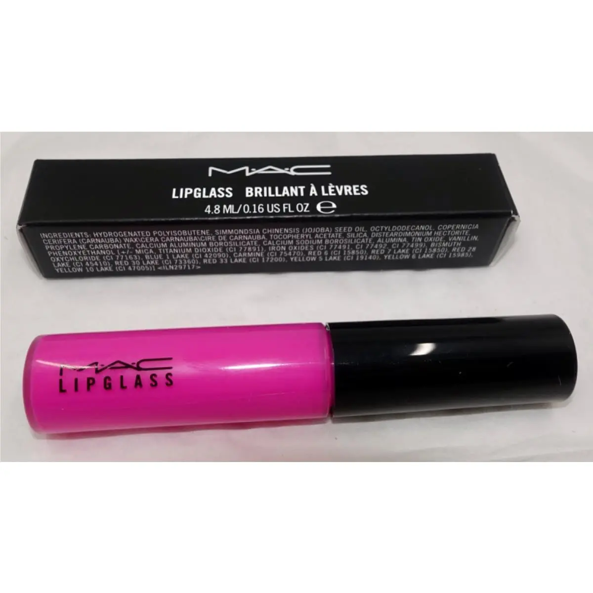 Mac Lipglass Lip Gloss Candy Yum Yum 4.8ml / 0.16 oz