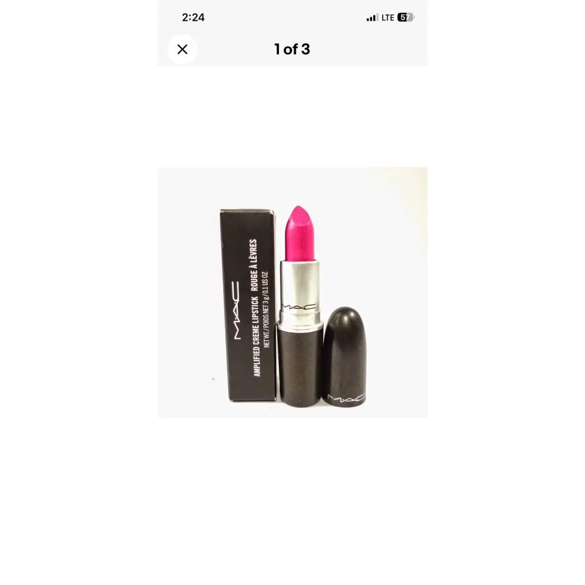 Mac Girl About Town Amplified Lipstick Made in 2014 Has Vanilla Smell