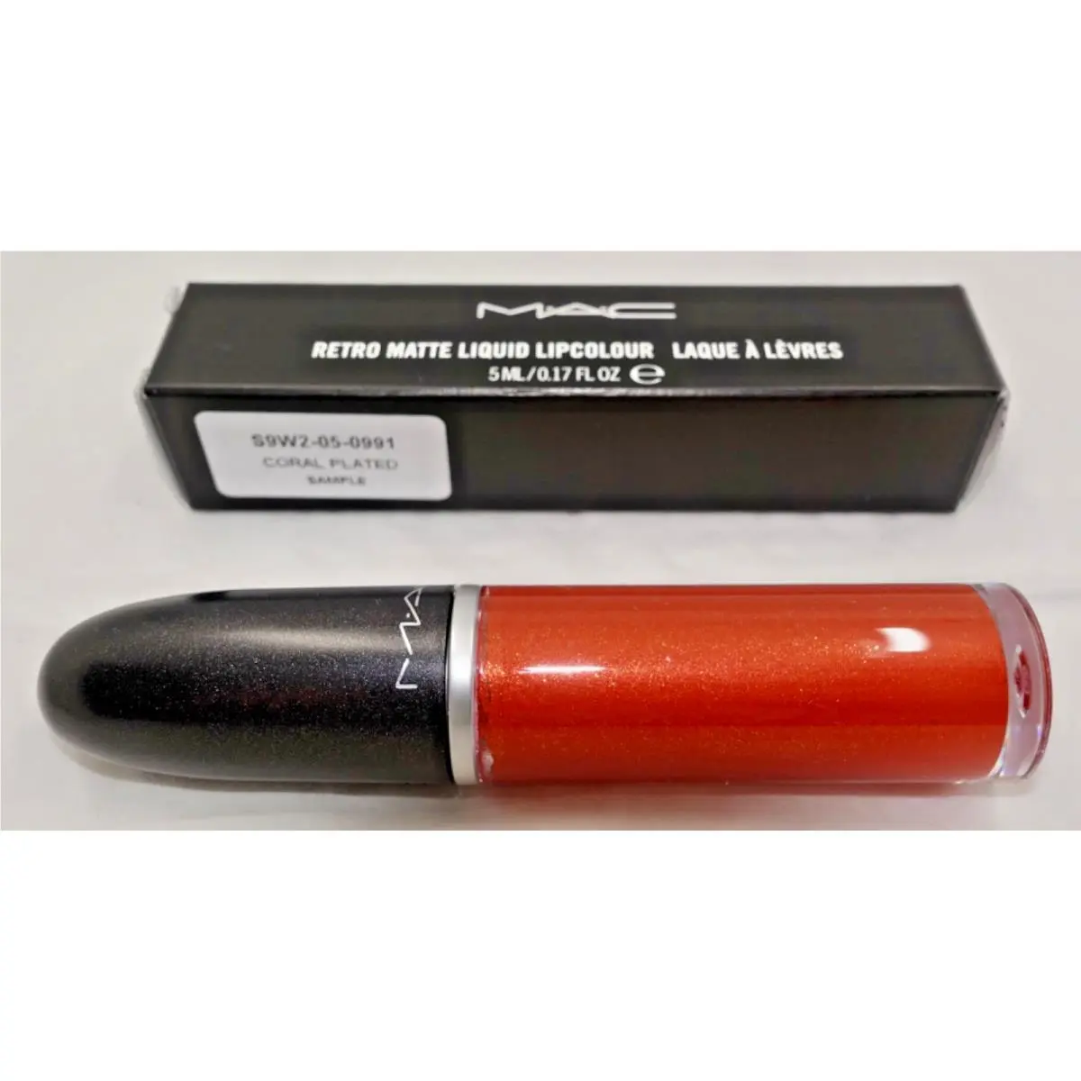 Mac Retro Matte Liquid Lipcolour-coral Plated- Sample 0.17FL OZ