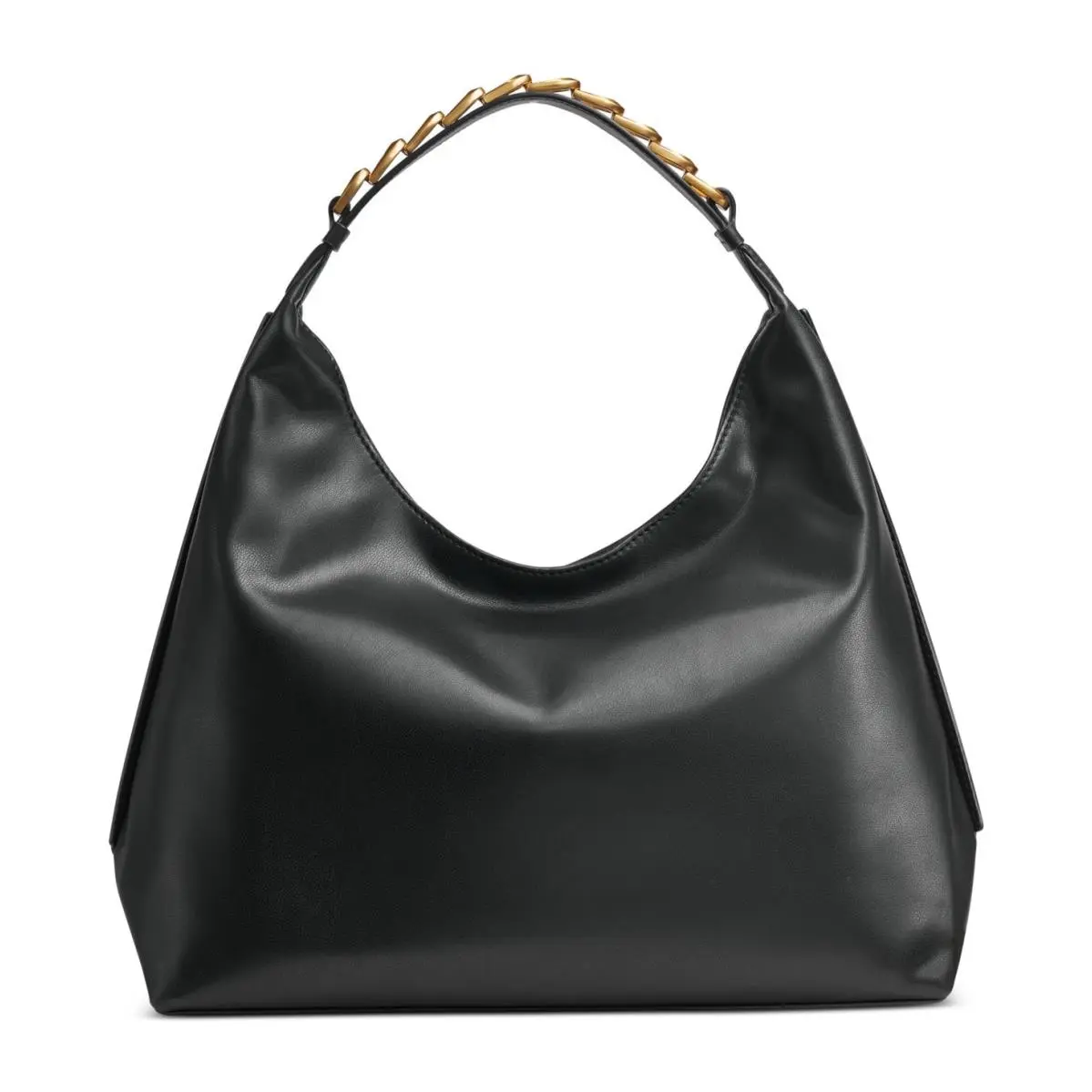 Donna Karan Bellmore Small with Bezel Strap Black Gold
