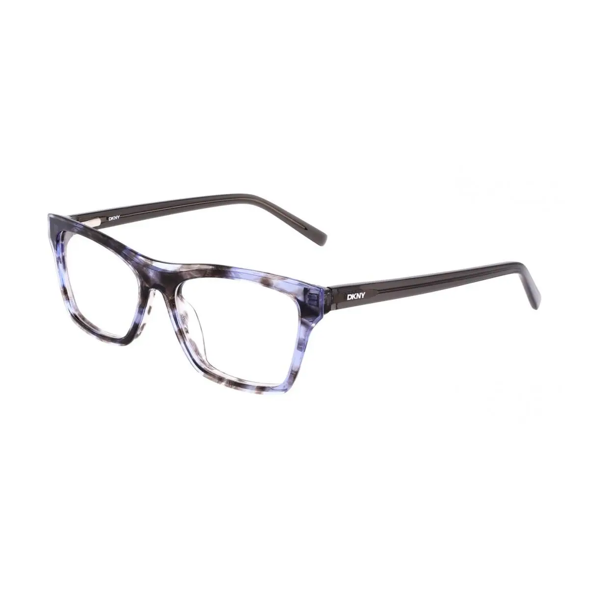 Dkny DK-5076N 019 Crystal Blue Smoke Horn Eyeglasses 53/16/140