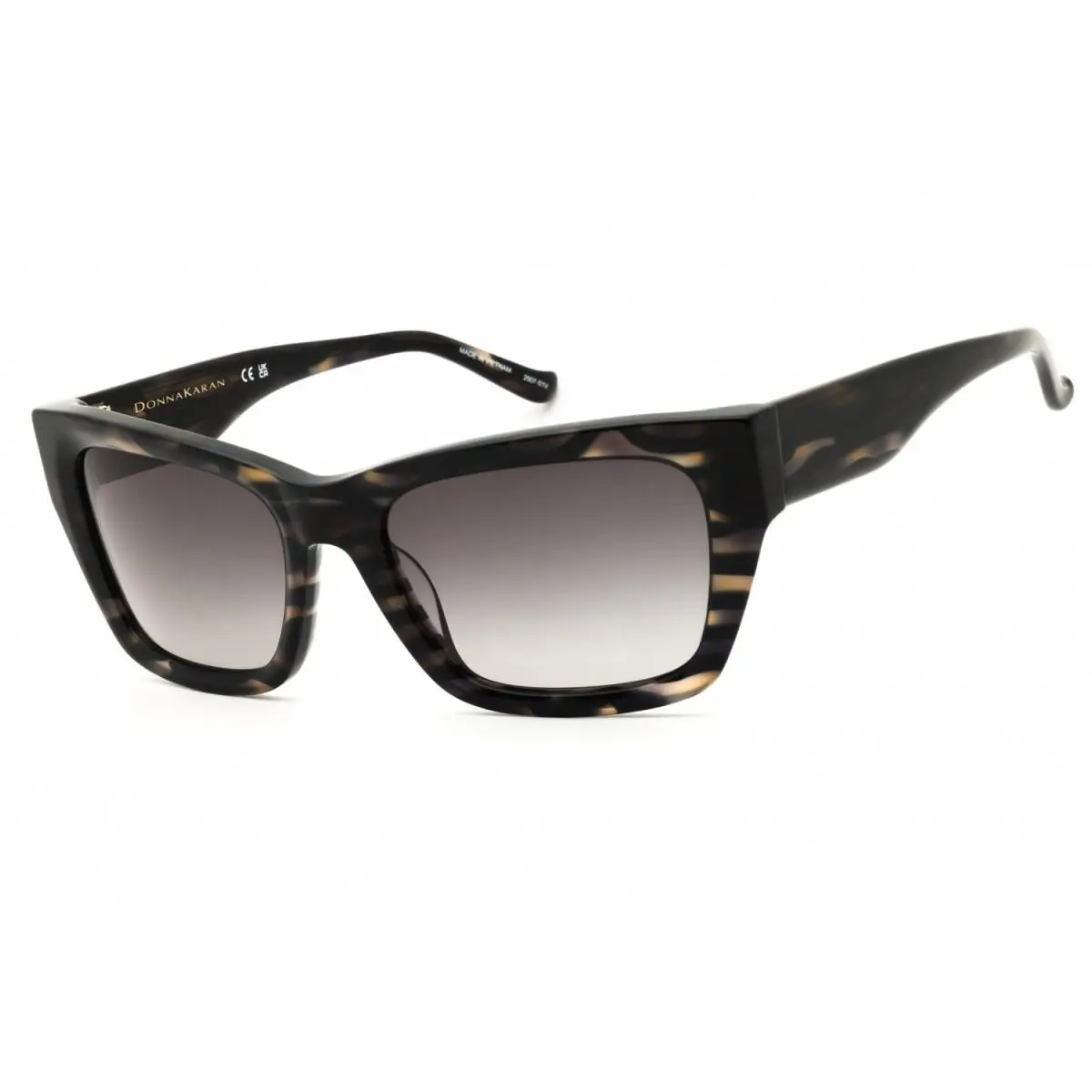 Dkny DO519S 050 Grey Horn/grey Gradient 55-19-140 Sunglasses by DKNY