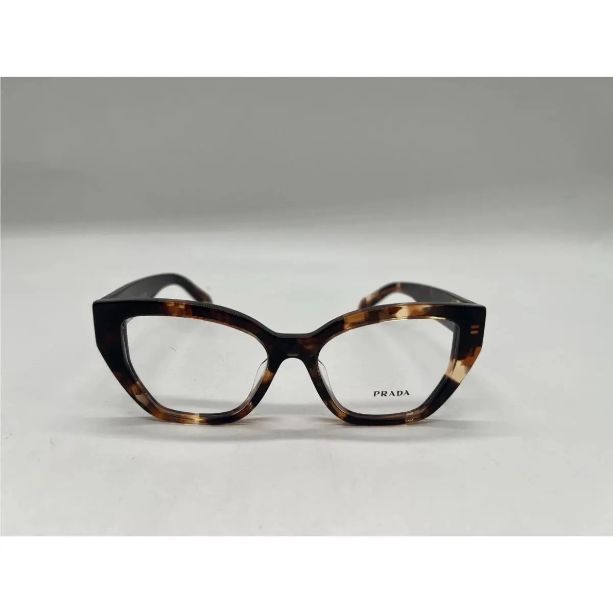 Prada PR A16VF Women`s Eyeglasses Caramel Tortoise Frames Demo Lenses