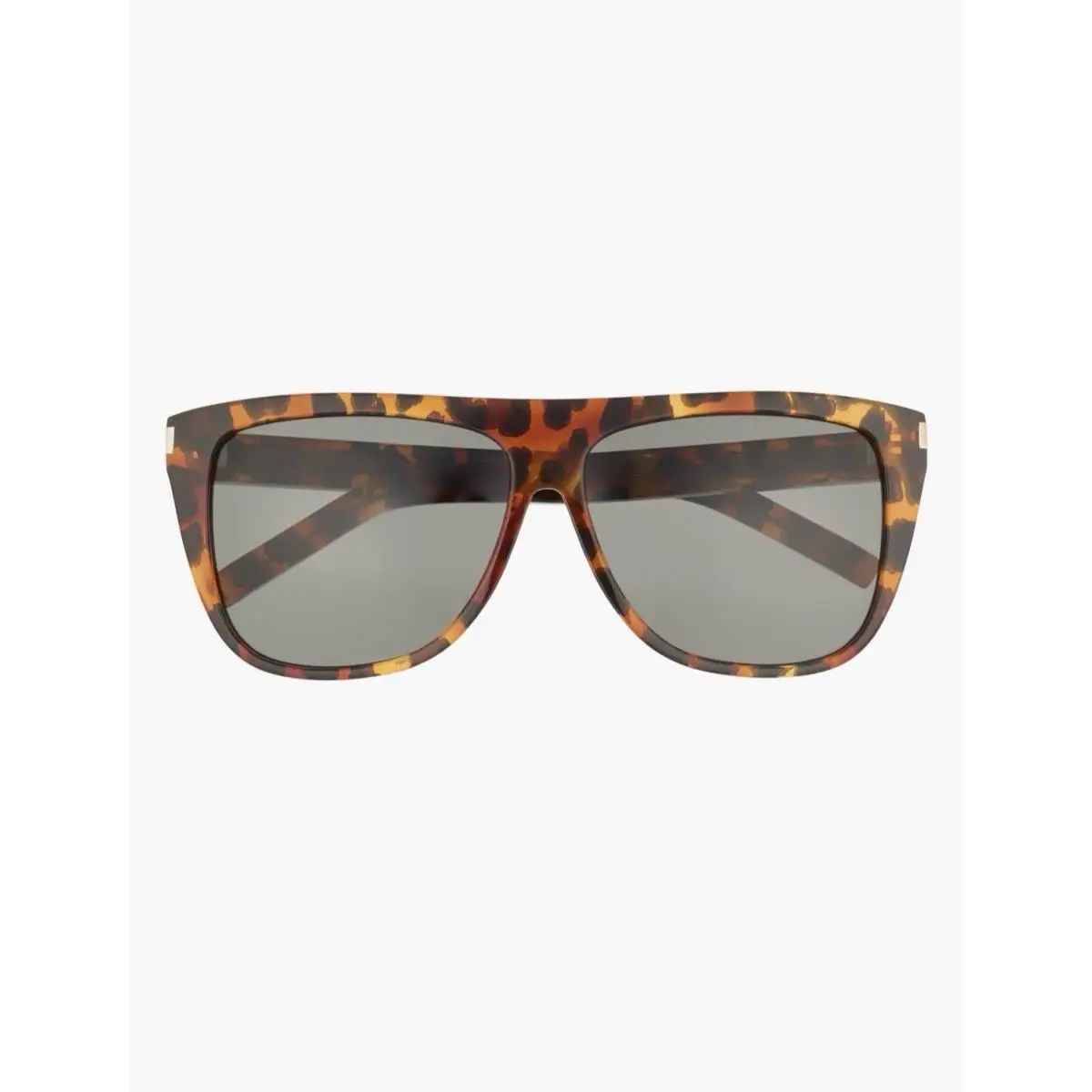 Saint Lauren 59 mm Women’s Oversized Havana Square Sunglasses by Yves Saint Laurent