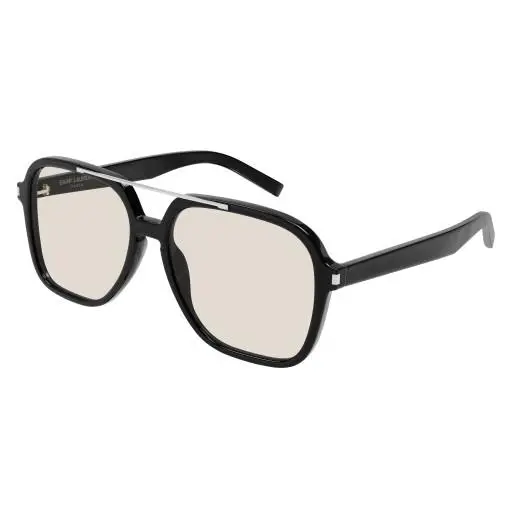 Saint Laurent SL 545-001 Black / Yellow 001 Size 58 Sunglasses by Yves Saint Laurent