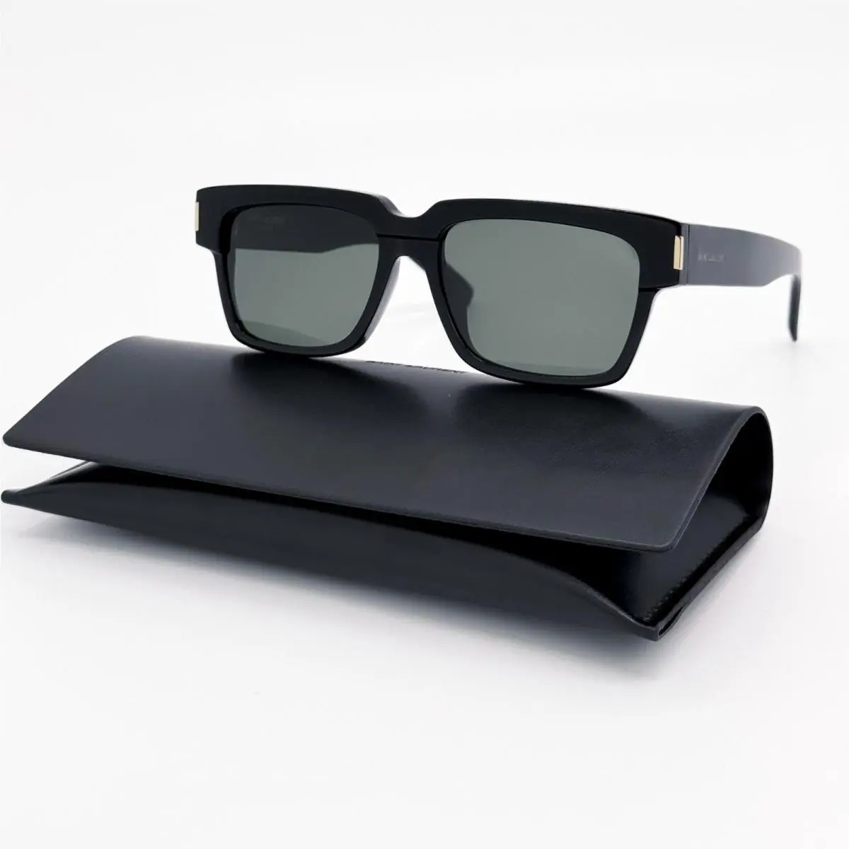 Saint Laurent Sunglasses SL732/F Vadim 002 Black Unisex Eyewear SL 732/F 002 by Yves Saint Laurent