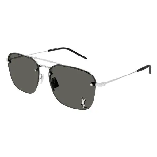 Saint Laurent SL 309 M-002 Silver / Grey 002 Size 57 Sunglasses by Yves Saint Laurent