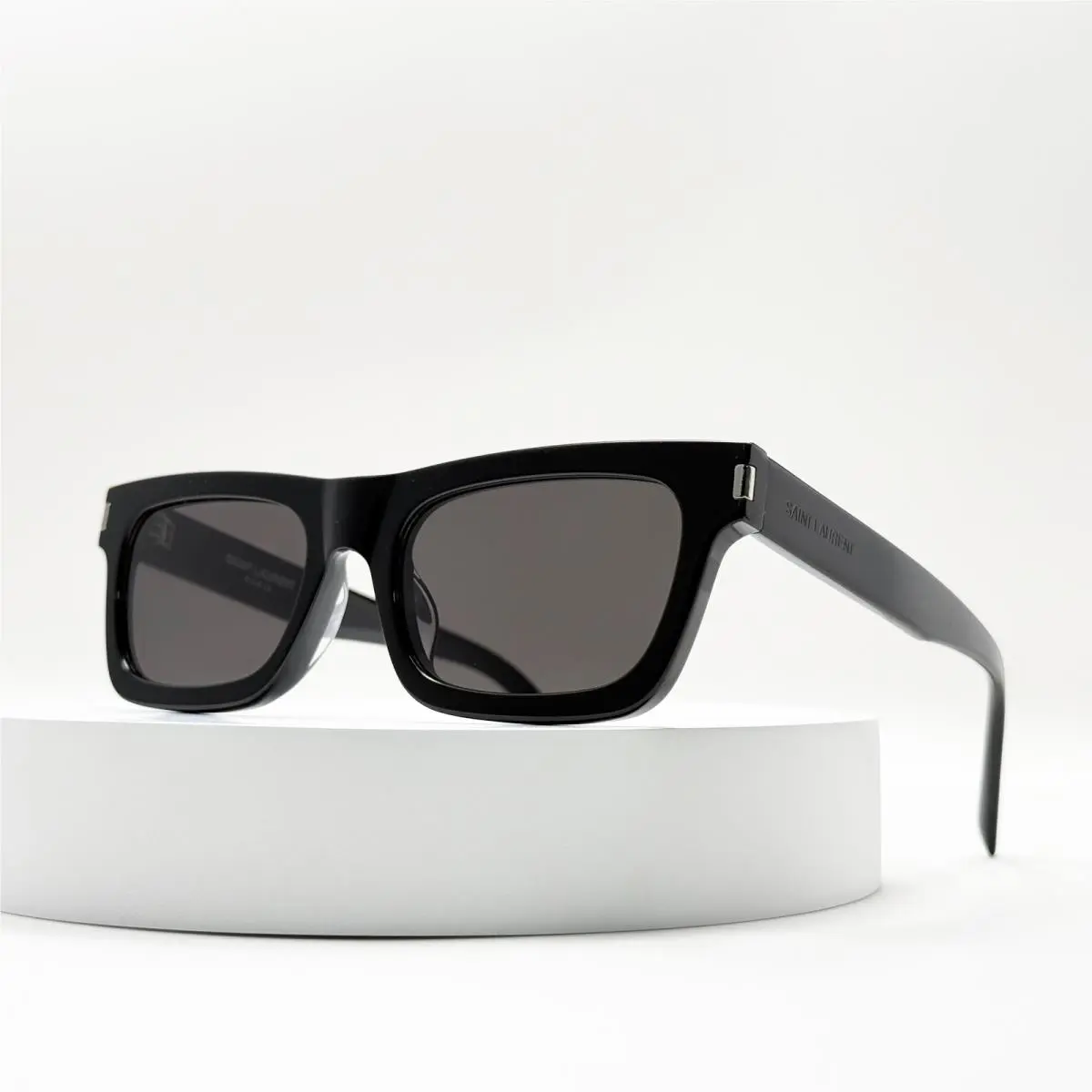 Saint Laurent SL 461 Betty 001 Black Rectangular Sunglasses 54mm by Yves Saint Laurent