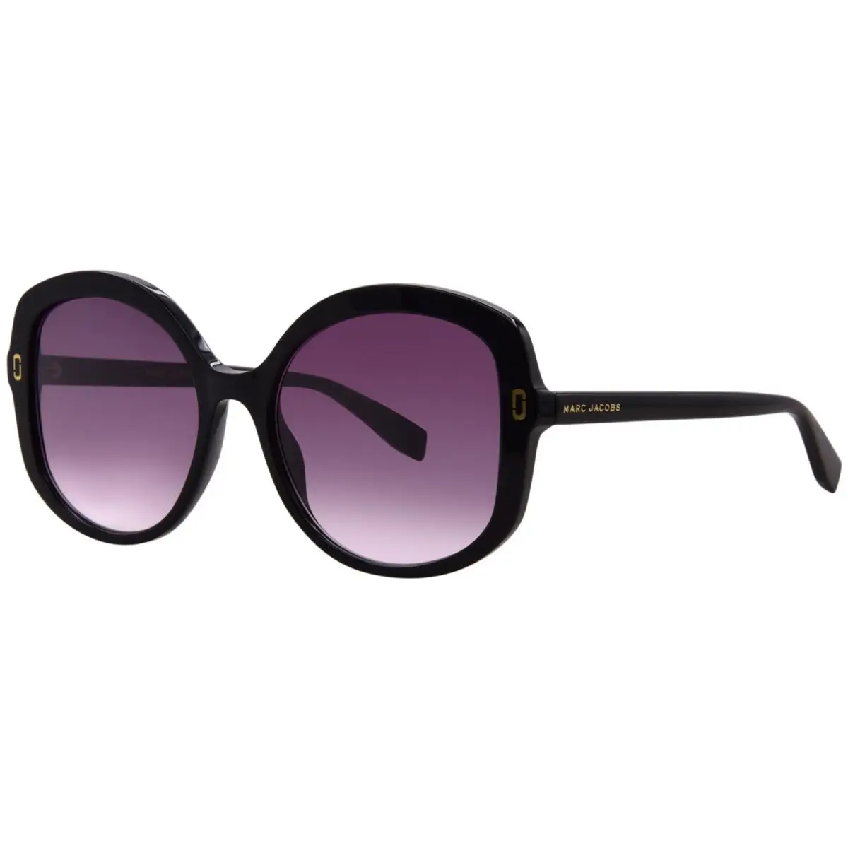 Marc Jacobs MJ-1119/S 807/DG Sunglasses Women`s Black/violet Shaded Cat Eye 56mm
