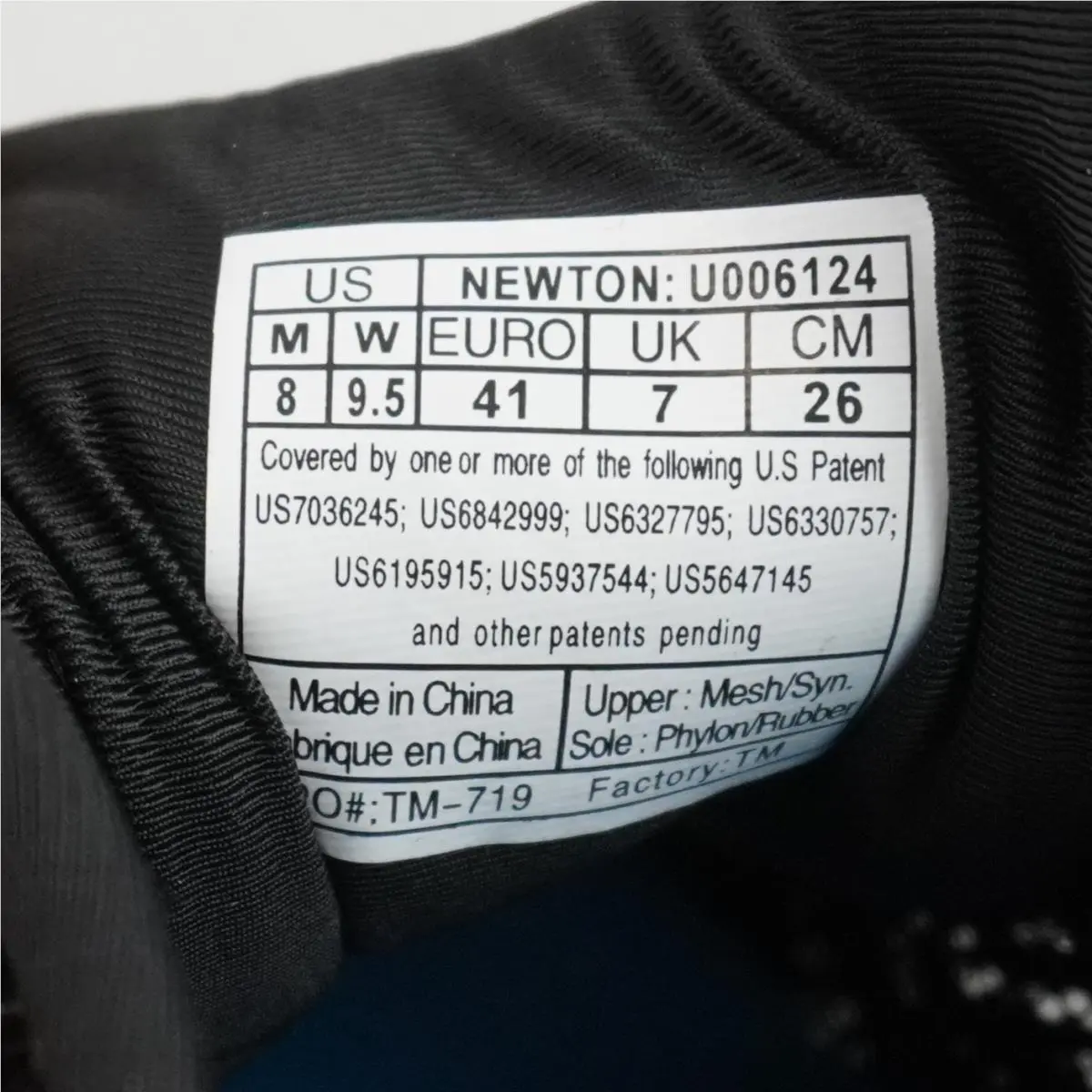 Newton shoes - U006124 - U006124 - Black (UPC: 848338073026) 3