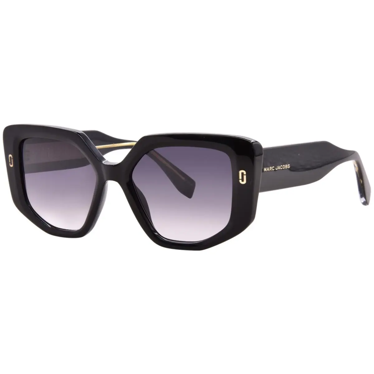 Marc Jacobs Marc-1116/S 807/9O Sunglasses Women`s Black/dark Grey Shaded 52mm