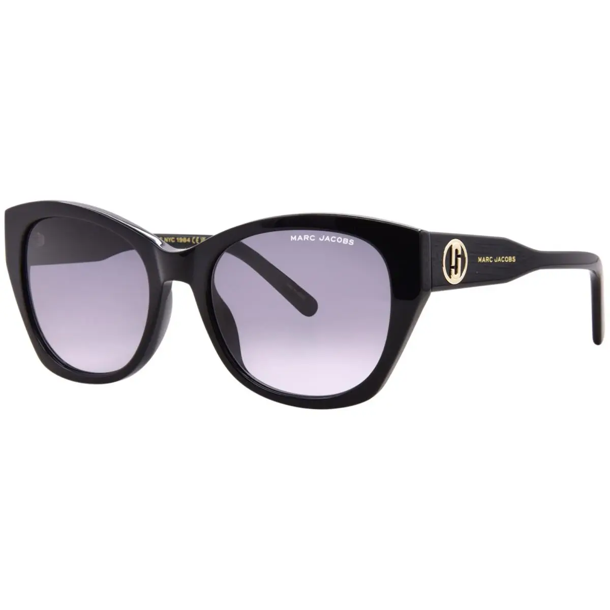 Marc Jacobs Marc-732/S 807 Sunglasses Women`s Black/grey Gradient Cat Eye 55mm