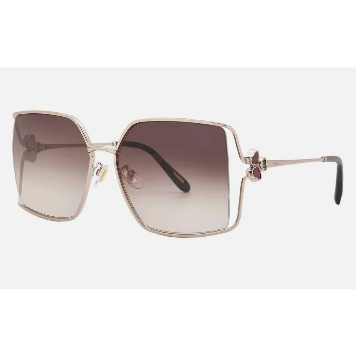 Brown Gradient Square Ladies Sunglasses SCHG68V 0A39 62 SCHG68V 0A39 62 by Chopard