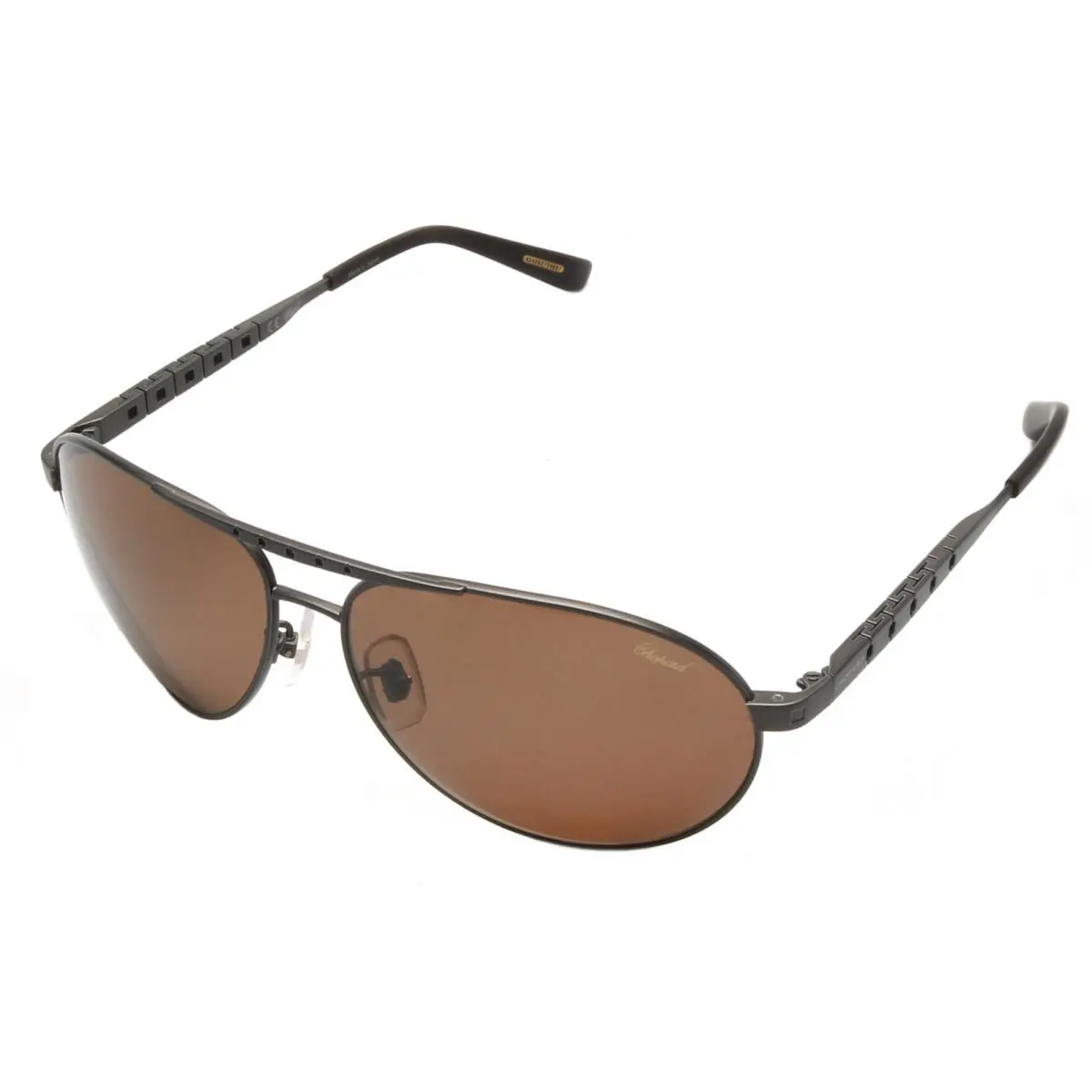 Sophisticated Chic Chopard Men`s Sunglasses SCHB01M-SLSP Brown Gunmetal