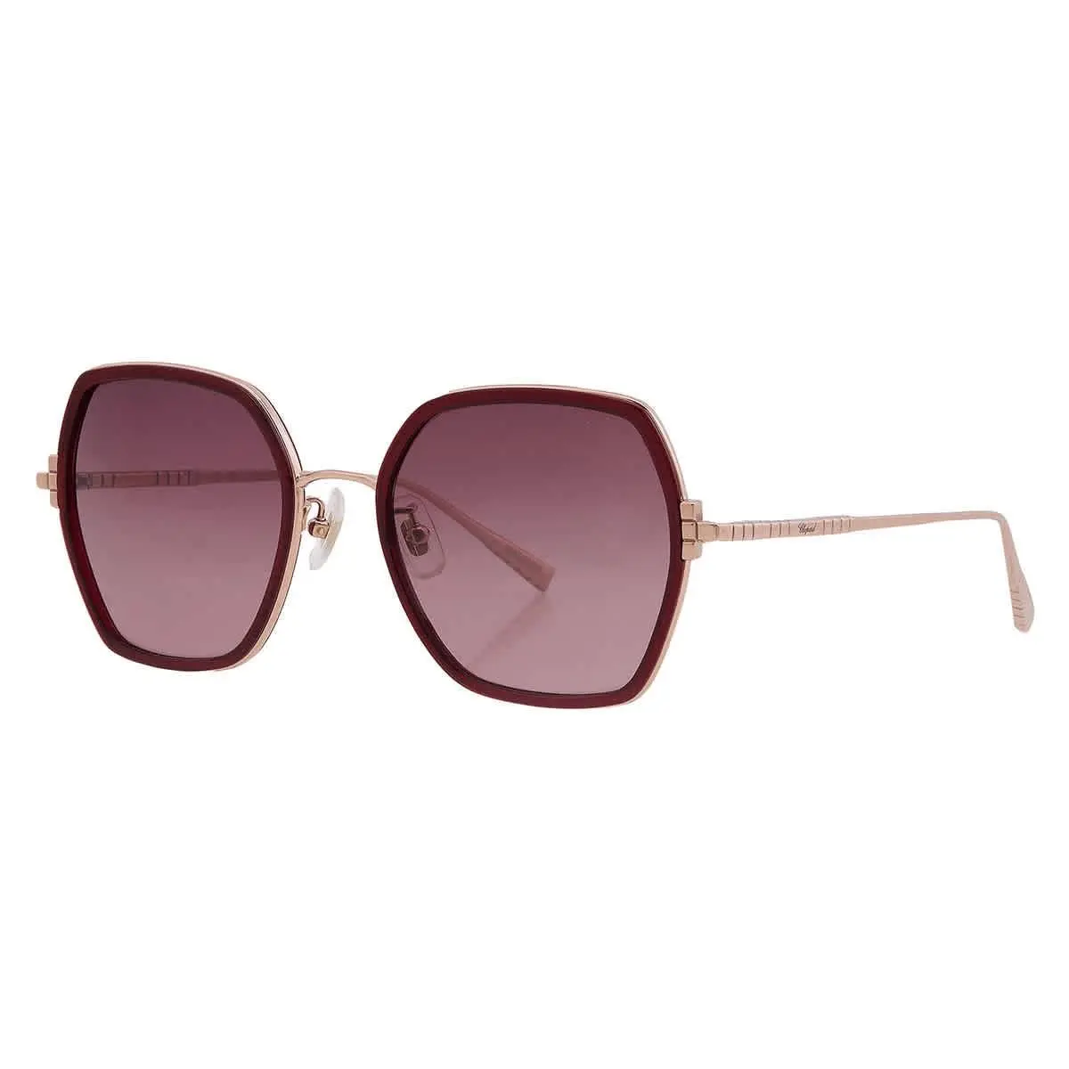 Chopard Burgundy Butterfly Ladies Sunglasses SCHL02V 08FC 54 SCHL02V 08FC 54