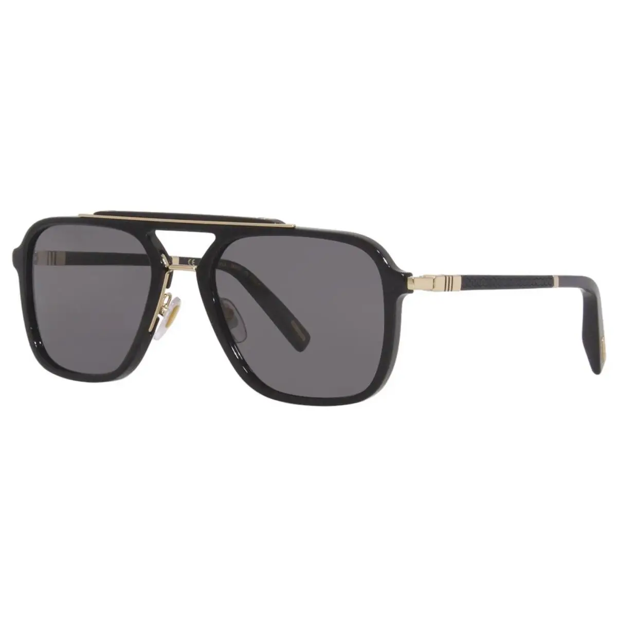 Chopard SCH291 700P Sunglasses Men`s Black/grey Polarized Lenses Pilot 57mm