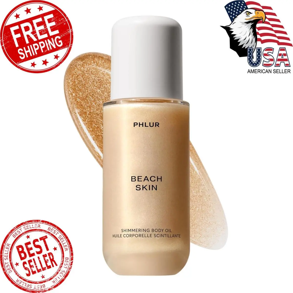 Phlur Beach Skin Shimmering Body Oil