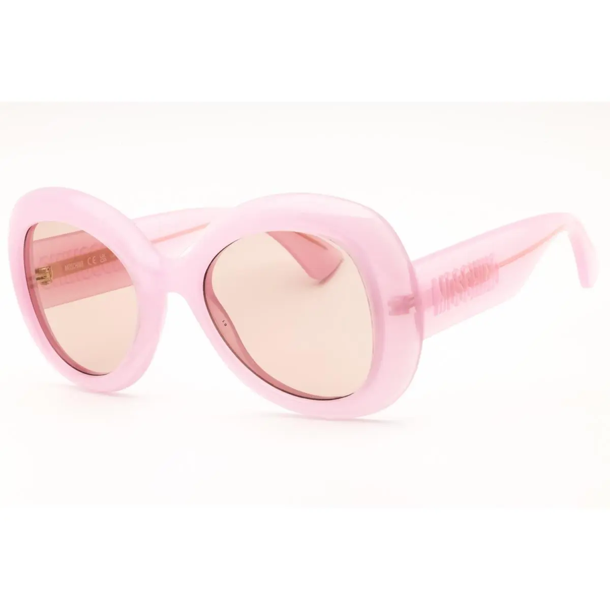 Moschino MOS162 S 35J U1 Sunglasses Pink Frame Brown Lenses 54mm