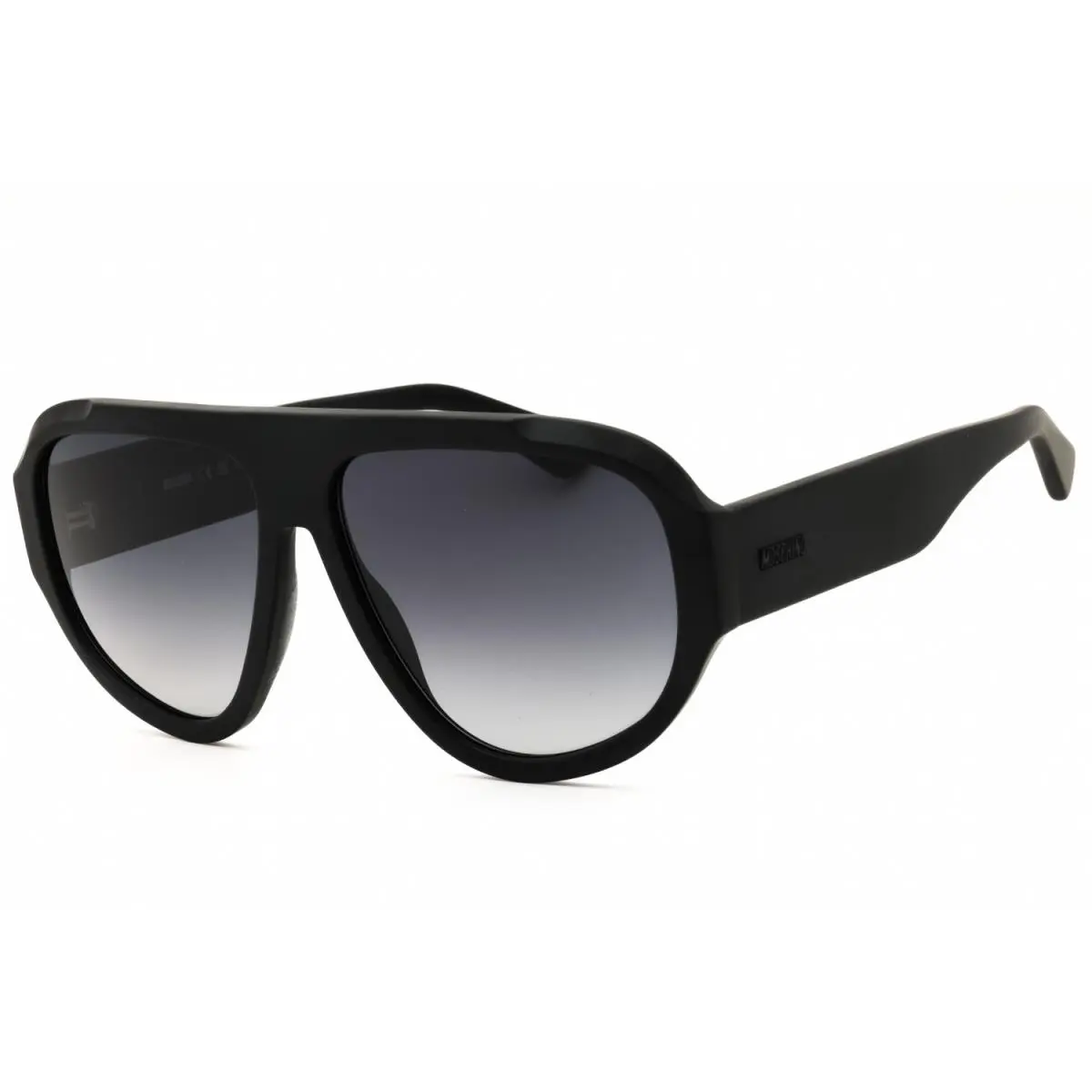 Moschino MOS183 S 003 9O Sunglasses Matte Black Frame Grey Gradient Lenses 61mm