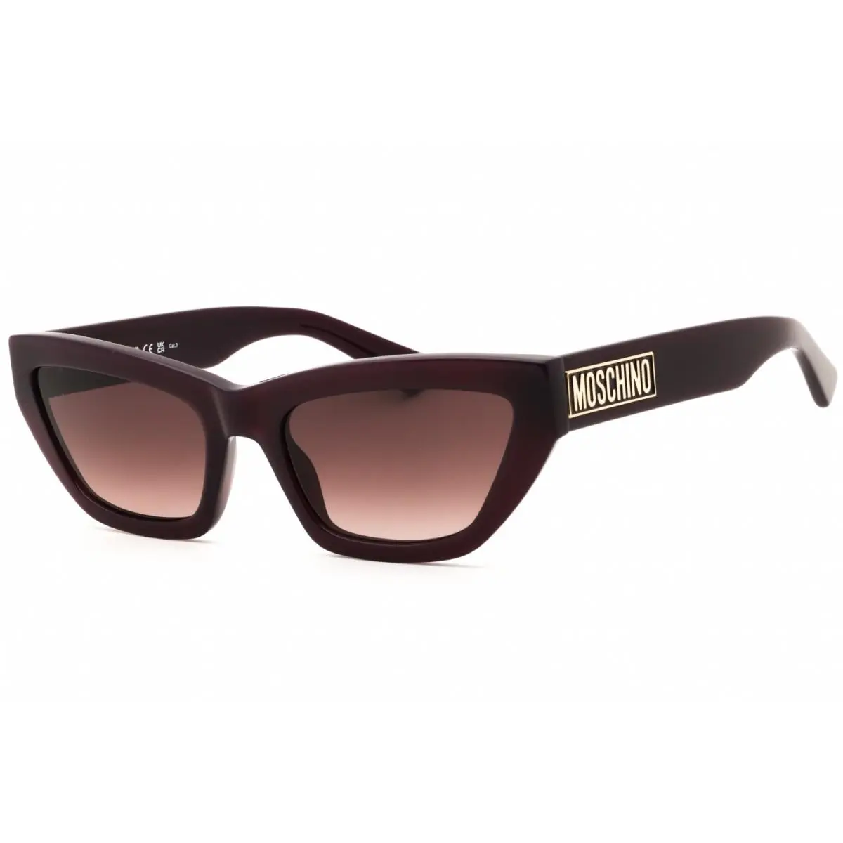 MOS182/S 00T7 HA Plum/brown Gradient 55-19-140 Sunglasses by Moschino