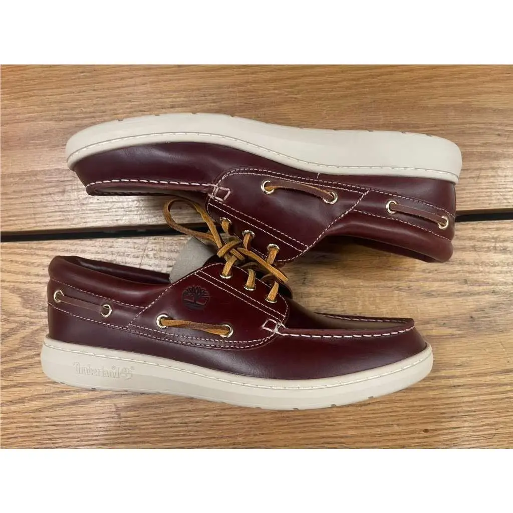 Timberland shoes - BOAT SHOES - BOAT SHOES - BURGUNDY FULL GRAIN 3