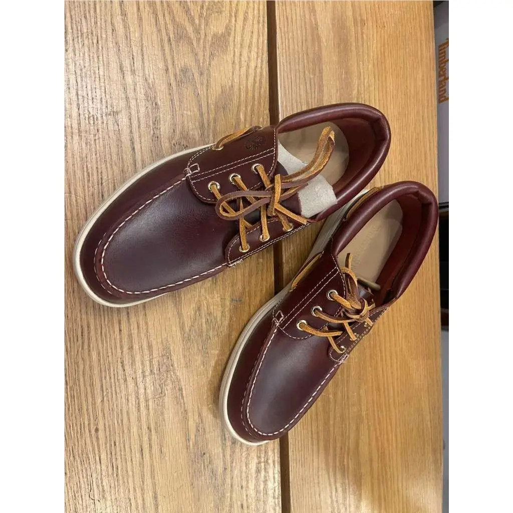 Timberland shoes - BOAT SHOES - BOAT SHOES - BURGUNDY FULL GRAIN 8
